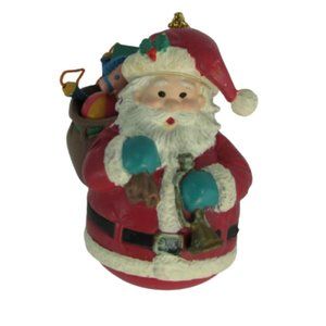 Vintage Santa Claus Lustre Fame Christmas Ornament 28825